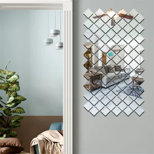 100 Square Silver Wall Mirrors|Acrylic Stickers|Mirrors|Wall Mirror Stickers|Wall Mirror Decor|Stickers for Wall|Sticker Mirror|Acrylic Mirror|Mirror for Wall|Mirror Stickers.690