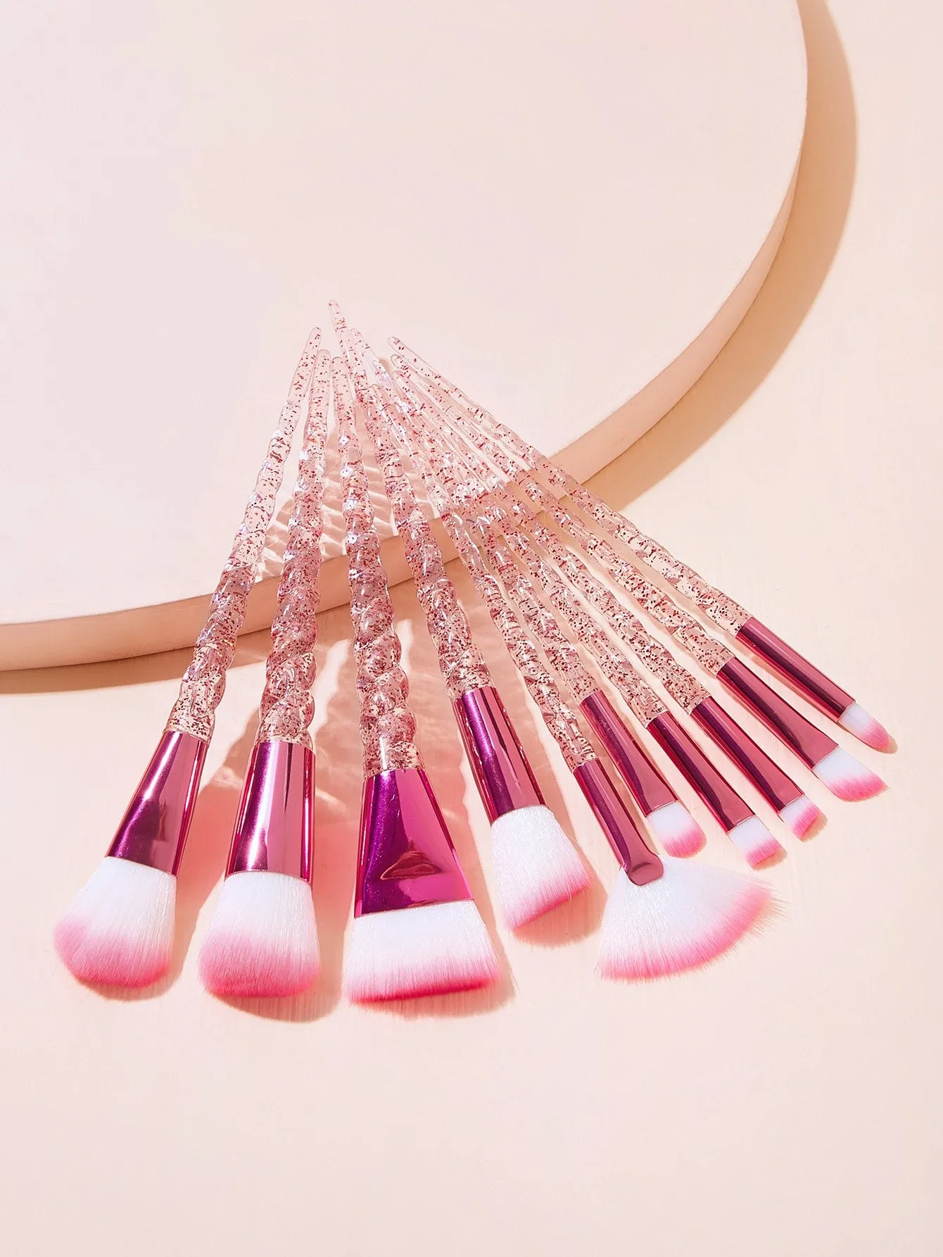 10pcs Threaded Rod Makeup Brush