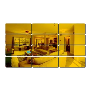 12 Frame Golden Wall Mirrors|Acrylic Stickers|Mirrors|Wall Mirror Stickers|Wall Mirror Decor|Stickers for Wall|Sticker Mirror|Acrylic Mirror|Mirror for Wall|Mirror Stickers.781