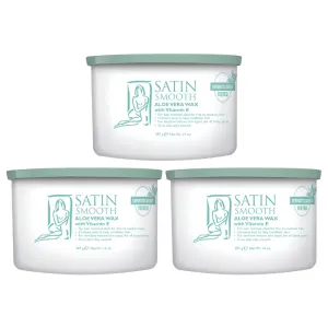 3 For 2 Pack Satin Smooth Aloe Vera Wax