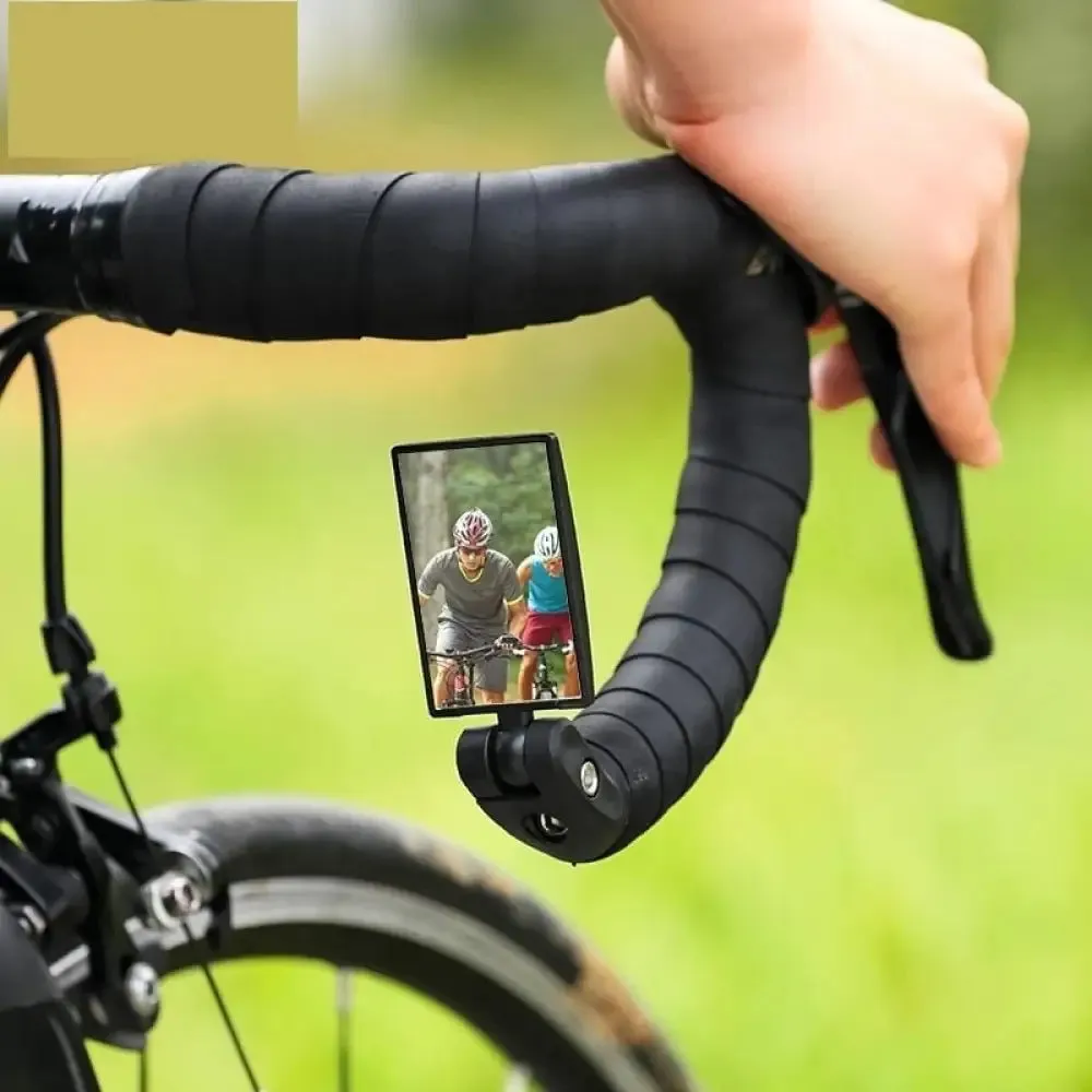 360 Degree Rotatable Bicycle Rearview Mirror with Back Reflector