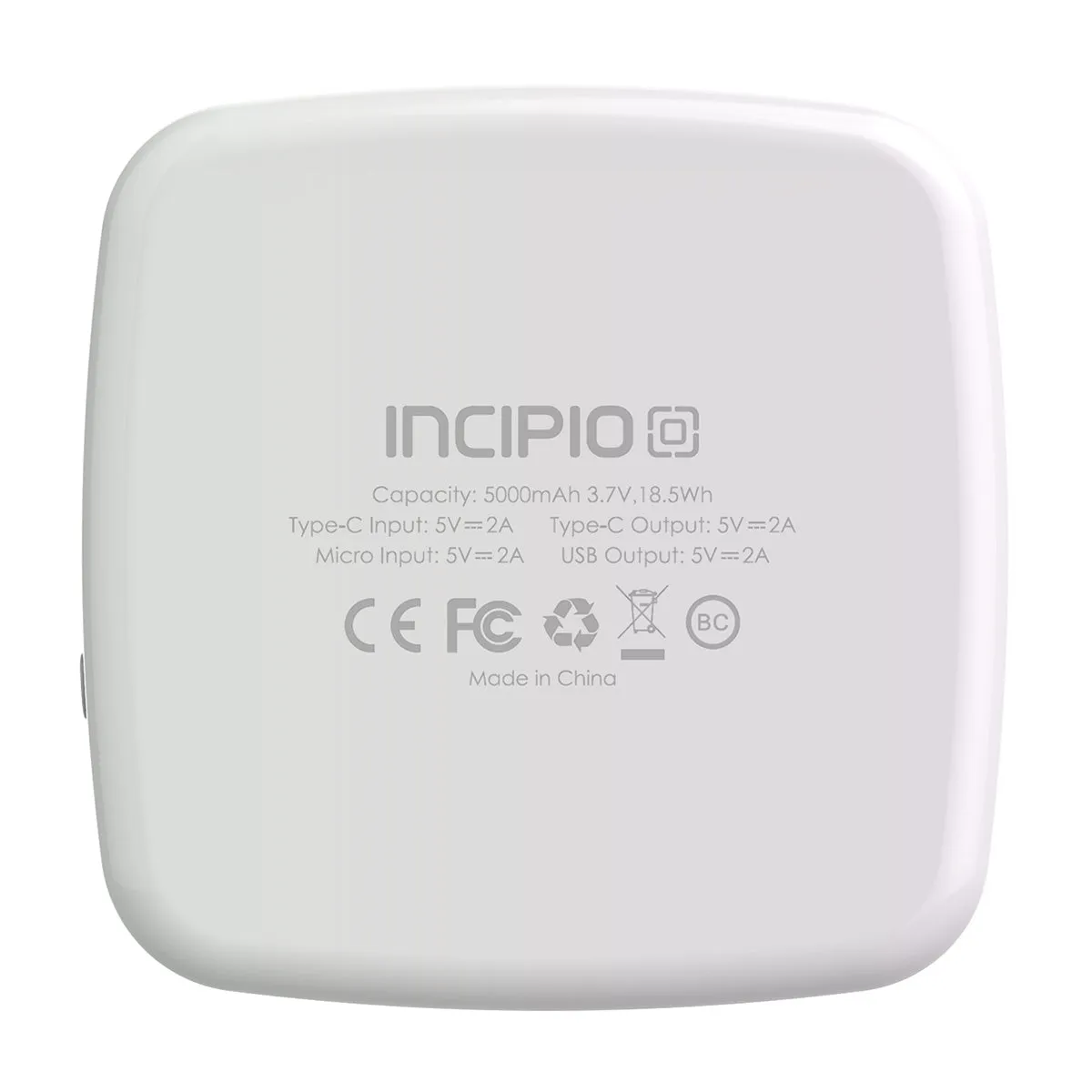 5000mAh Power Bank with Compact Mirror