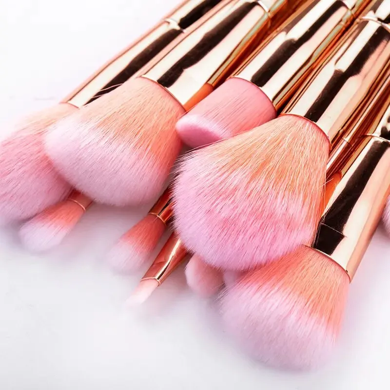 6pcs Black Silver Makeup Brush Set | Complete Makeup Brush Set | Cosmetics Brush Set For Professional Makeup | Synthetic Powder Foundation