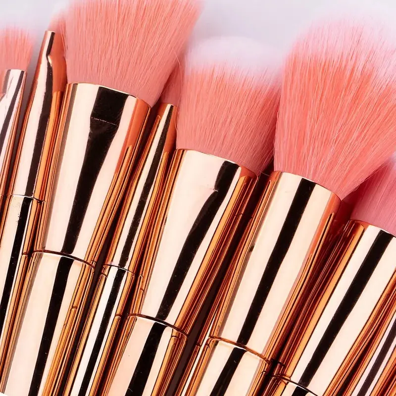 6pcs Black Silver Makeup Brush Set | Complete Makeup Brush Set | Cosmetics Brush Set For Professional Makeup | Synthetic Powder Foundation