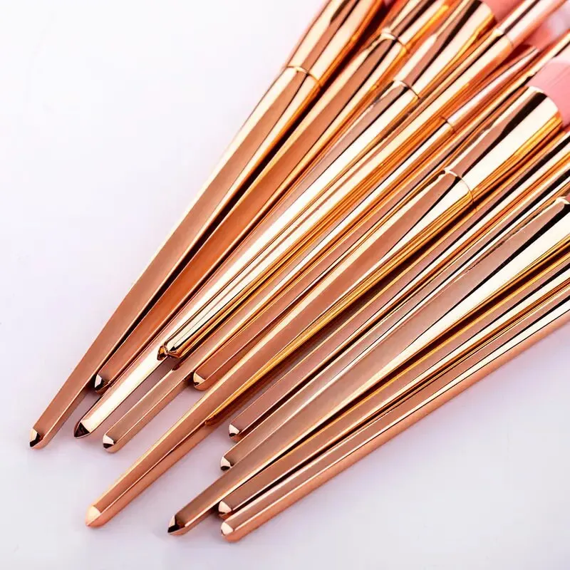 6pcs Black Silver Makeup Brush Set | Complete Makeup Brush Set | Cosmetics Brush Set For Professional Makeup | Synthetic Powder Foundation