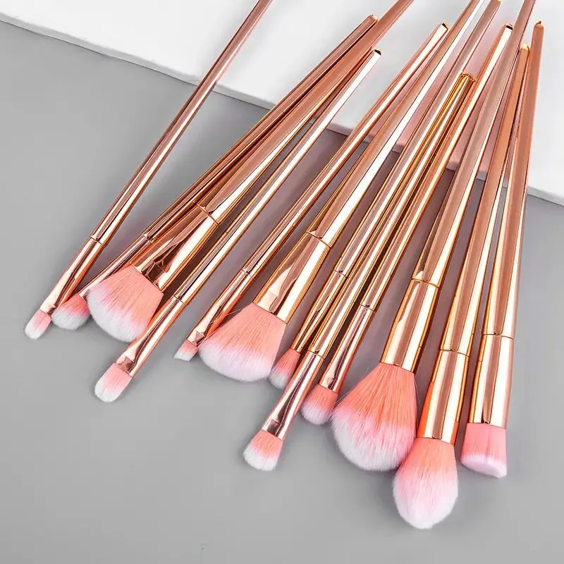 6pcs Black Silver Makeup Brush Set | Complete Makeup Brush Set | Cosmetics Brush Set For Professional Makeup | Synthetic Powder Foundation