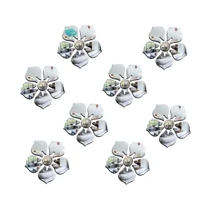 8 Flower Silver Wall Mirrors|Acrylic Stickers|Mirrors|Wall Mirror Stickers|Wall Mirror Decor|Stickers for Wall|Sticker Mirror|Acrylic Mirror|Mirror for Wall|Mirror Stickers.625