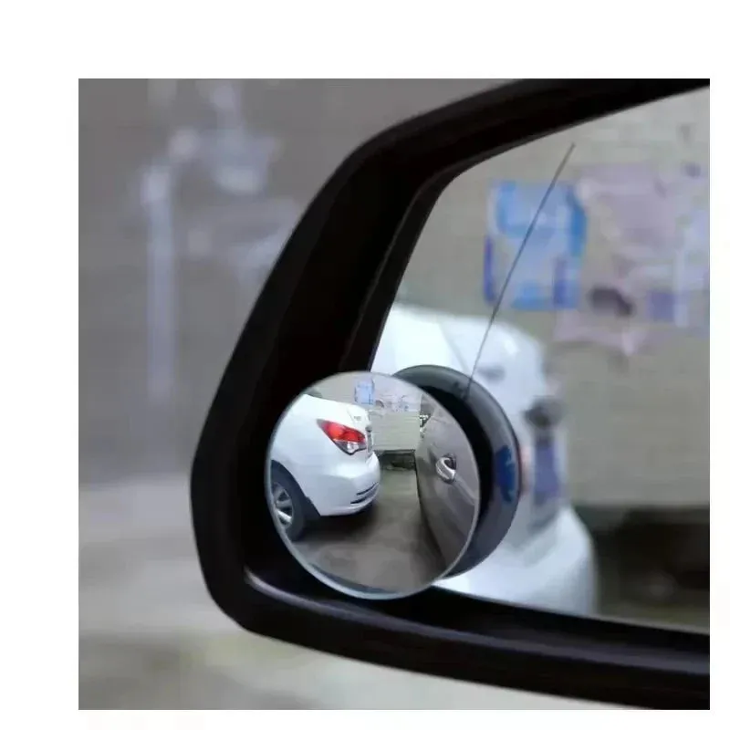 Adjustable Car Blind Spot Mirrors 2Pcs 360 Degree Rearview Convex For Parking & Reversing