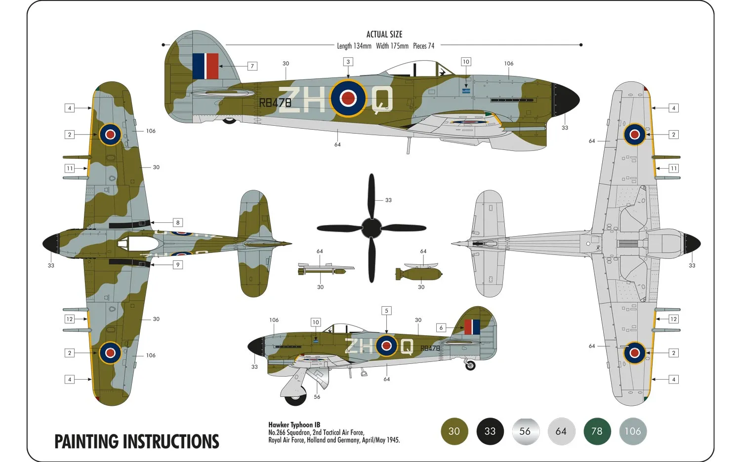 Airfix Hawker Typhoon