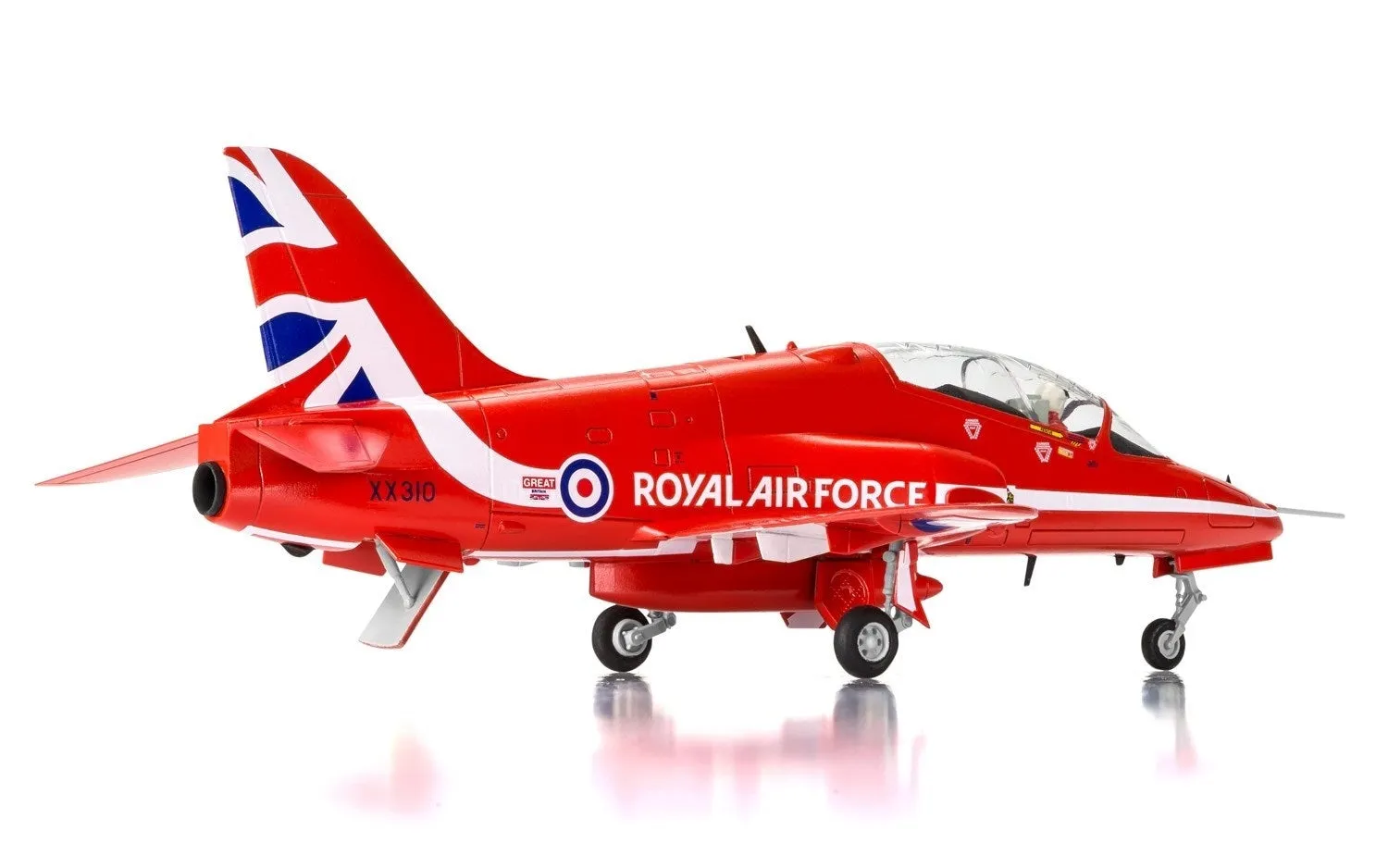 Airfix Medium Starter Set, Raf Red Arrows Hawk