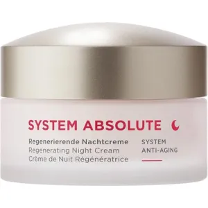 Annemarie Borlind System Absolute Regenerating Night Cream 50 ml - activates the production of collagen and elastin - nourishing , strengthening, regenerating - vegetarian, Annemarie Borlind