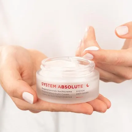 Annemarie Borlind System Absolute Regenerating Night Cream 50 ml - activates the production of collagen and elastin - nourishing , strengthening, regenerating - vegetarian, Annemarie Borlind
