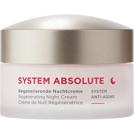Annemarie Borlind System Absolute Regenerating Night Cream 50 ml - activates the production of collagen and elastin - nourishing , strengthening, regenerating - vegetarian, Annemarie Borlind