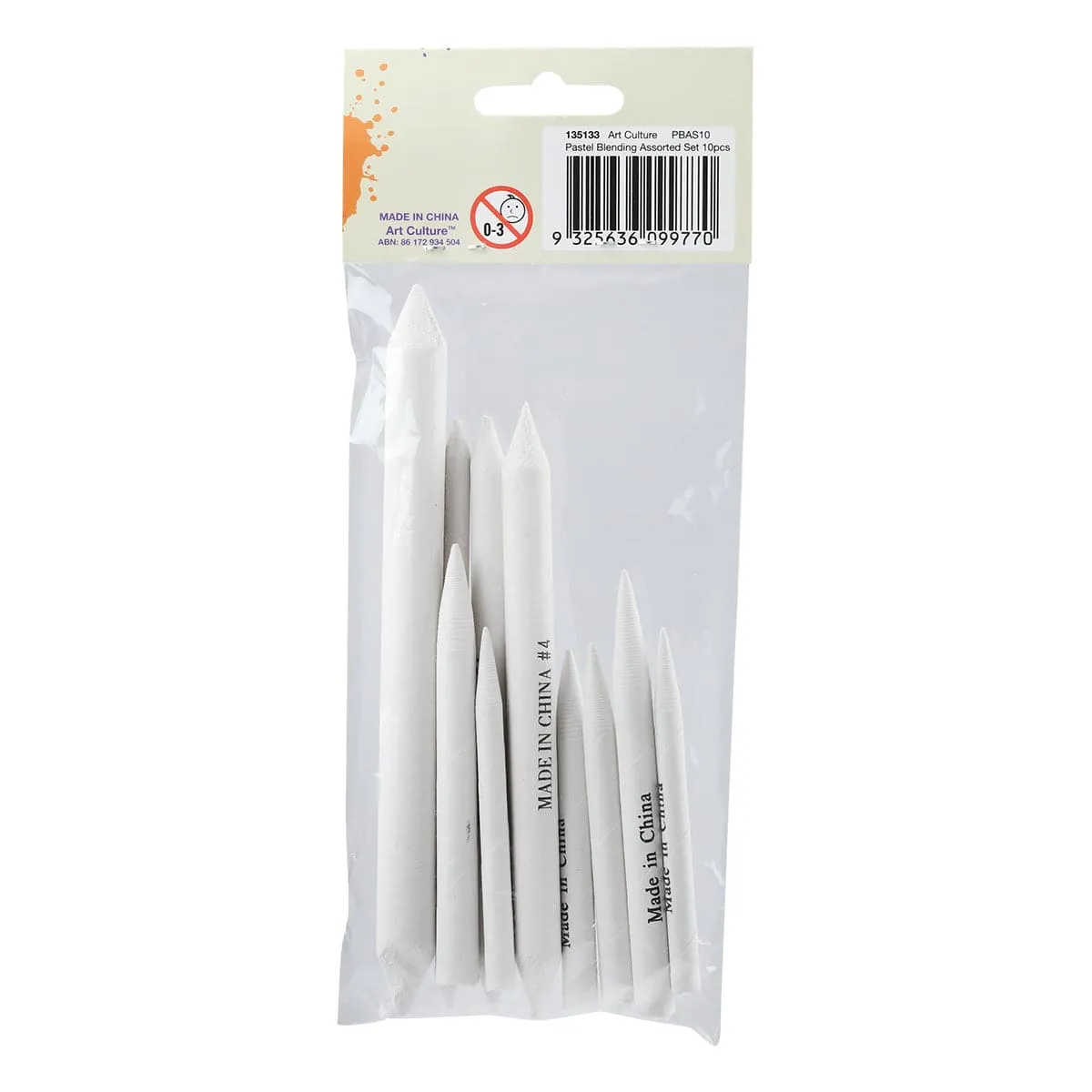 Art Culture Pastel Blending Set Assorted Sizes 10 Pieces