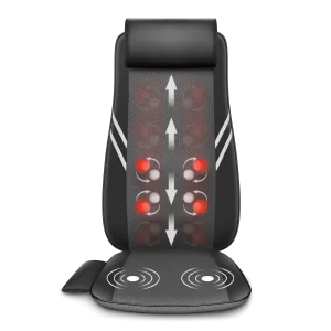 Back Massager with Heat，Rolling Kneading Seat Massager & Massage Chair Pad - 296