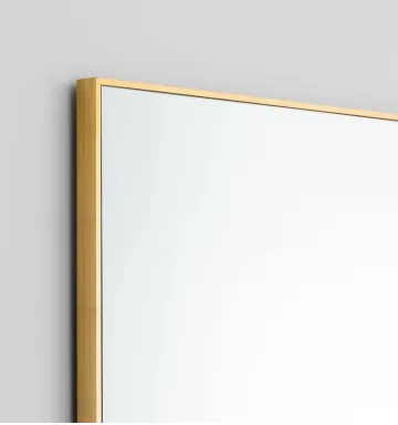 BELLA RECTANGLE MIRROR BRASS