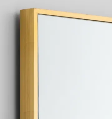 BELLA RECTANGLE MIRROR BRASS