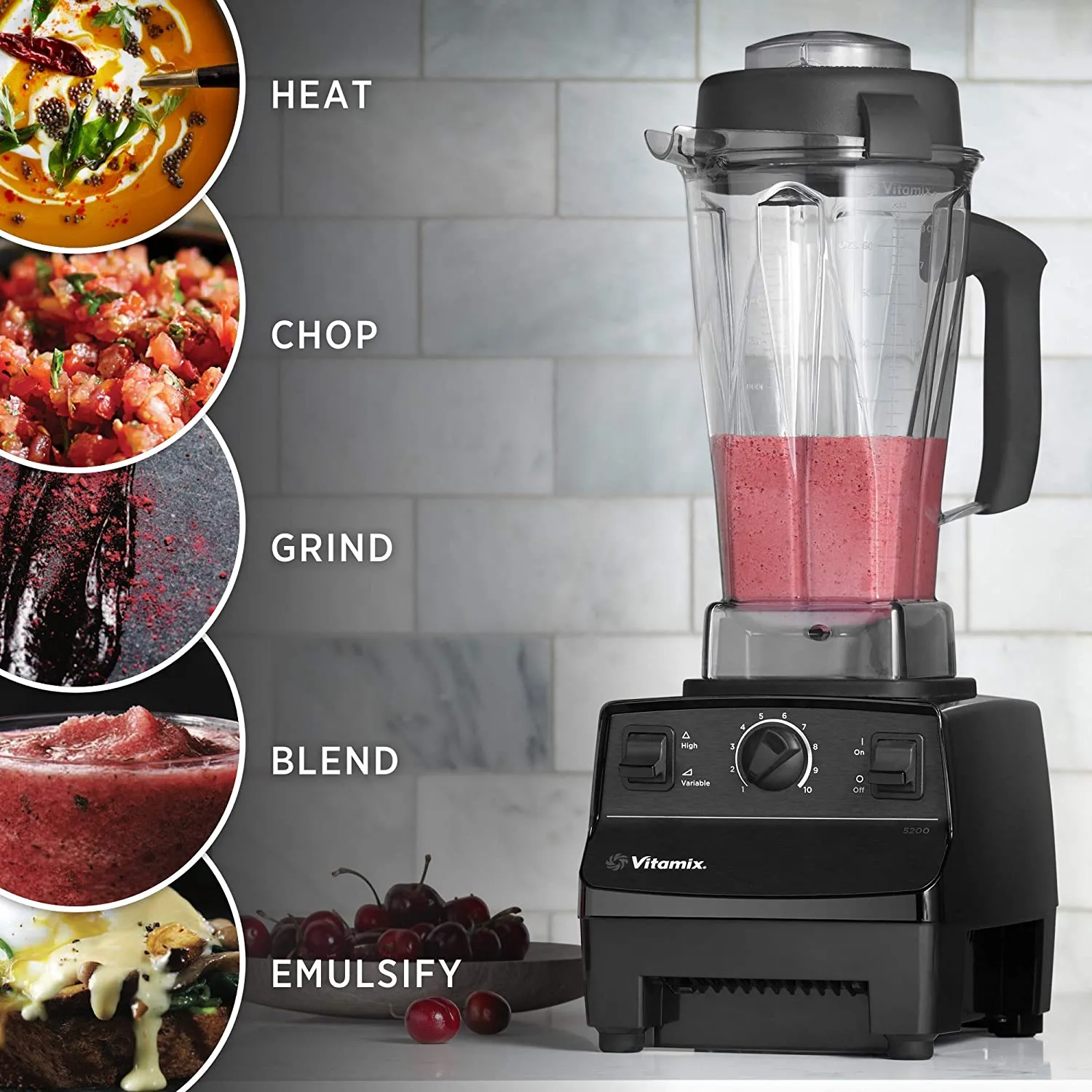 Blender, Professional-Grade, Self-Cleaning 64 oz. Container