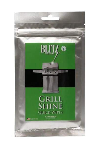Blitz Grill Shine Quick Wipes