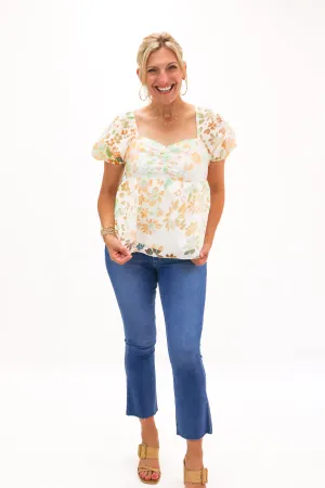 Blooming Beauty Babydoll Top