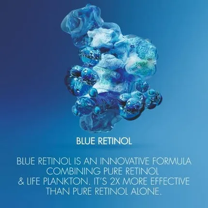 Blue Therapy Night serum with blue retinol anti-aging, 30 ml, Biotherm