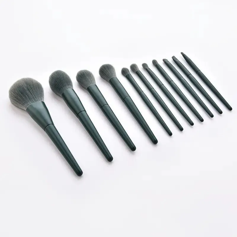 Brush Mix Foundation Makeup Pieces Cosmetic Eyeshadow For Set Powder 11 Brush Brush Under Eye Powder Brush