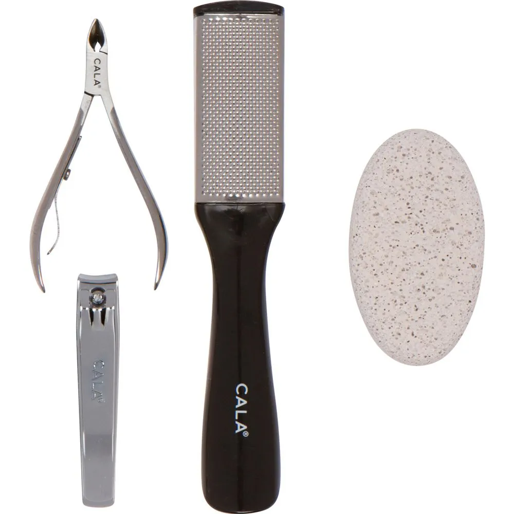 Cala Men'S Pedicure Kit 4Pcs