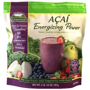 Campoverde Blenders, Fruit & Veggie, Acai Energizing Power, 32 oz