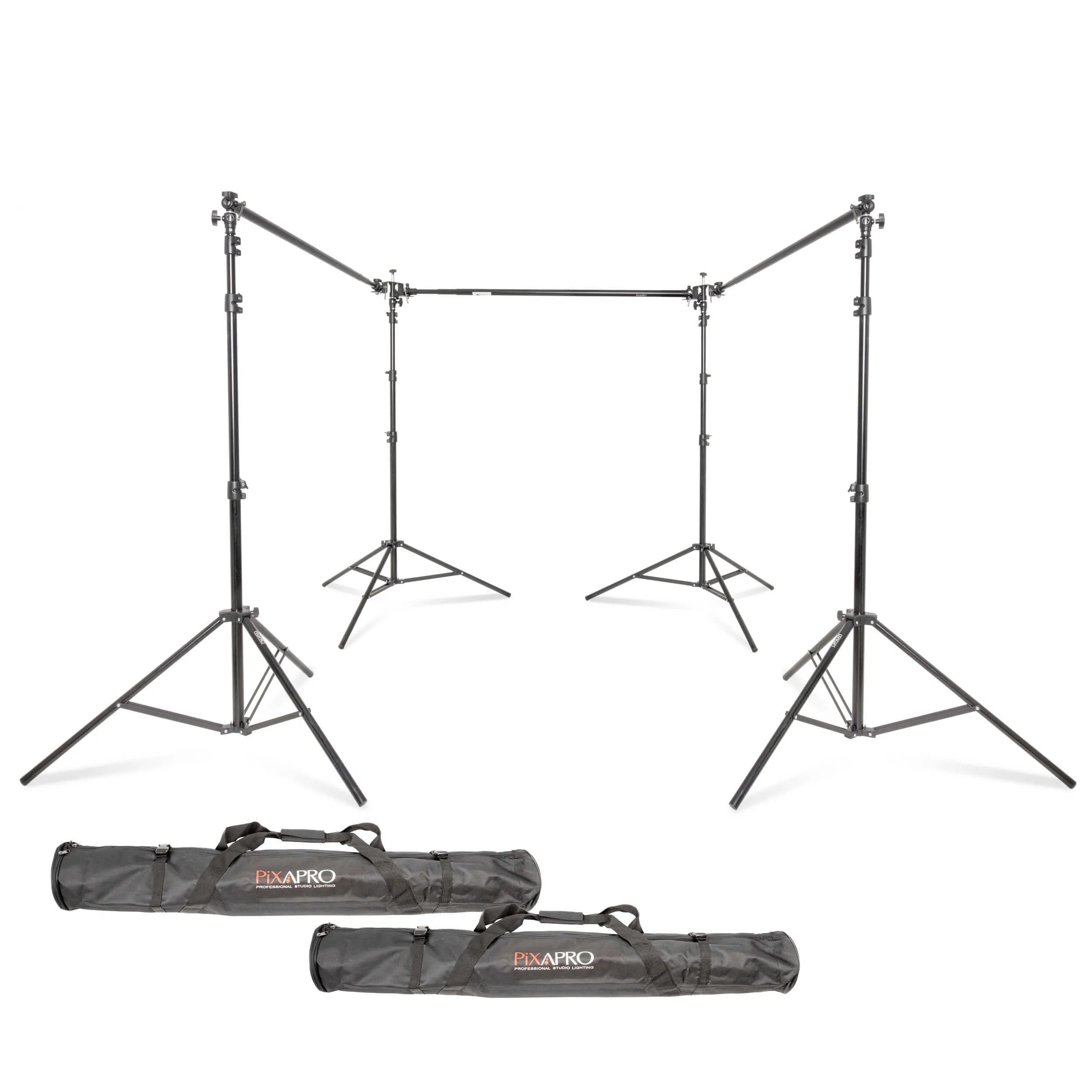 Complete Kit Studio Triple Telescopic Background Support