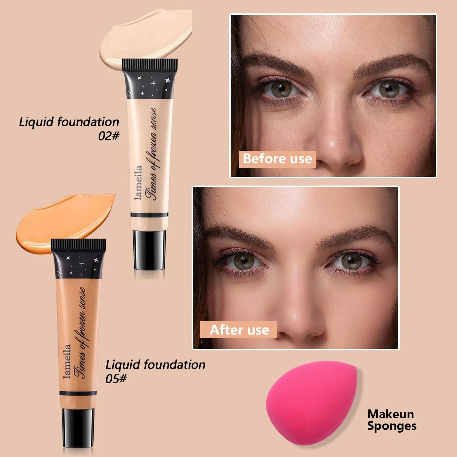 Complete Makeup Essentials Kit for Teen Girls - Eyeshadow, Foundation, Eyeliner, Brushes & More