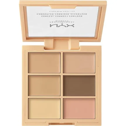 Conceal Correct Contour Palette - Light 01, Nyx Professional Makeup