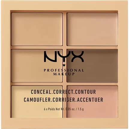 Conceal Correct Contour Palette - Light 01, Nyx Professional Makeup