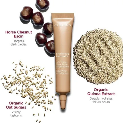 Concealer Evalasting 04 Deep, 12 ml, Clarins