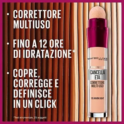 Concealer Instant Anti-Aging Concealer Maybelline 115 Warm Light, Maybelline New York