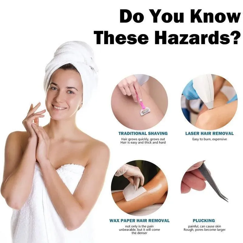 Effortless Hair Remover: Nano Glass Technology for Smooth Skin