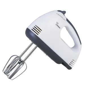 ElevatePro Powerful 260 Watt Motor 7 Speed Control   Turbo Hand Blender Egg Beater Dough Hooks And Strip Beater Attachments (Multicolor)