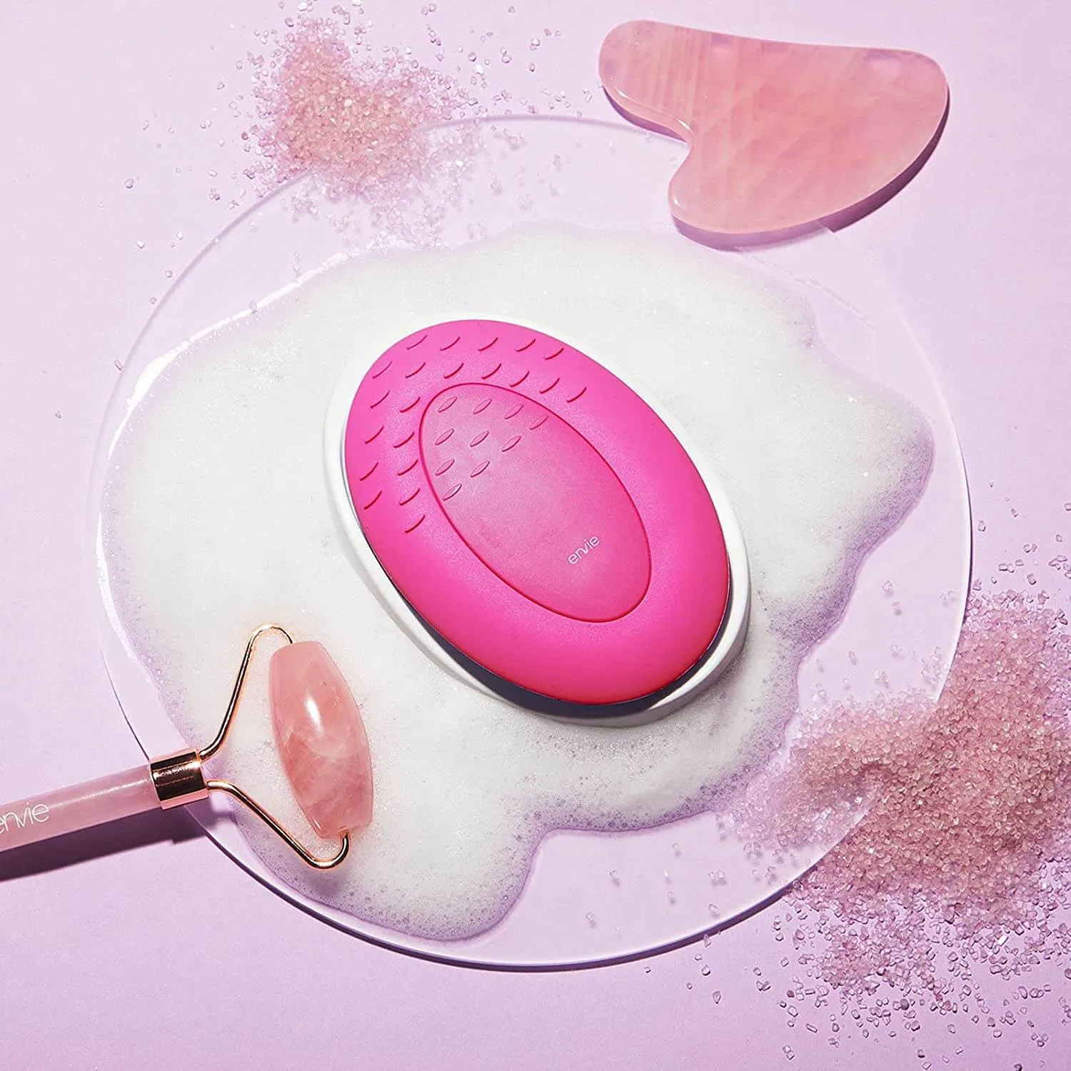 Facial massage brush EnViE Beauty Rechargeable Cleansing