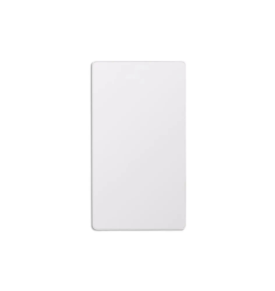 Flynn 180cm Curve Rectangular Mirror Leaner - Bright White