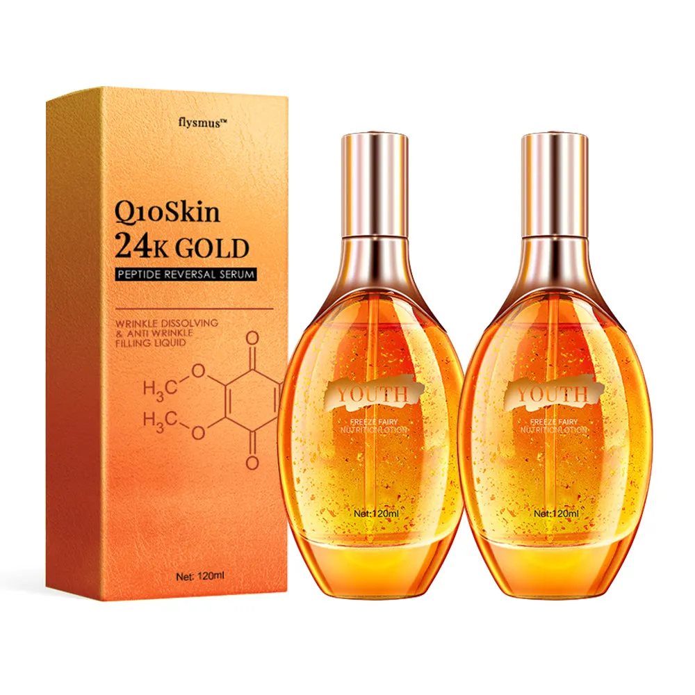flysmus Q10Skin 24K Gold Peptid Umkehr Serum