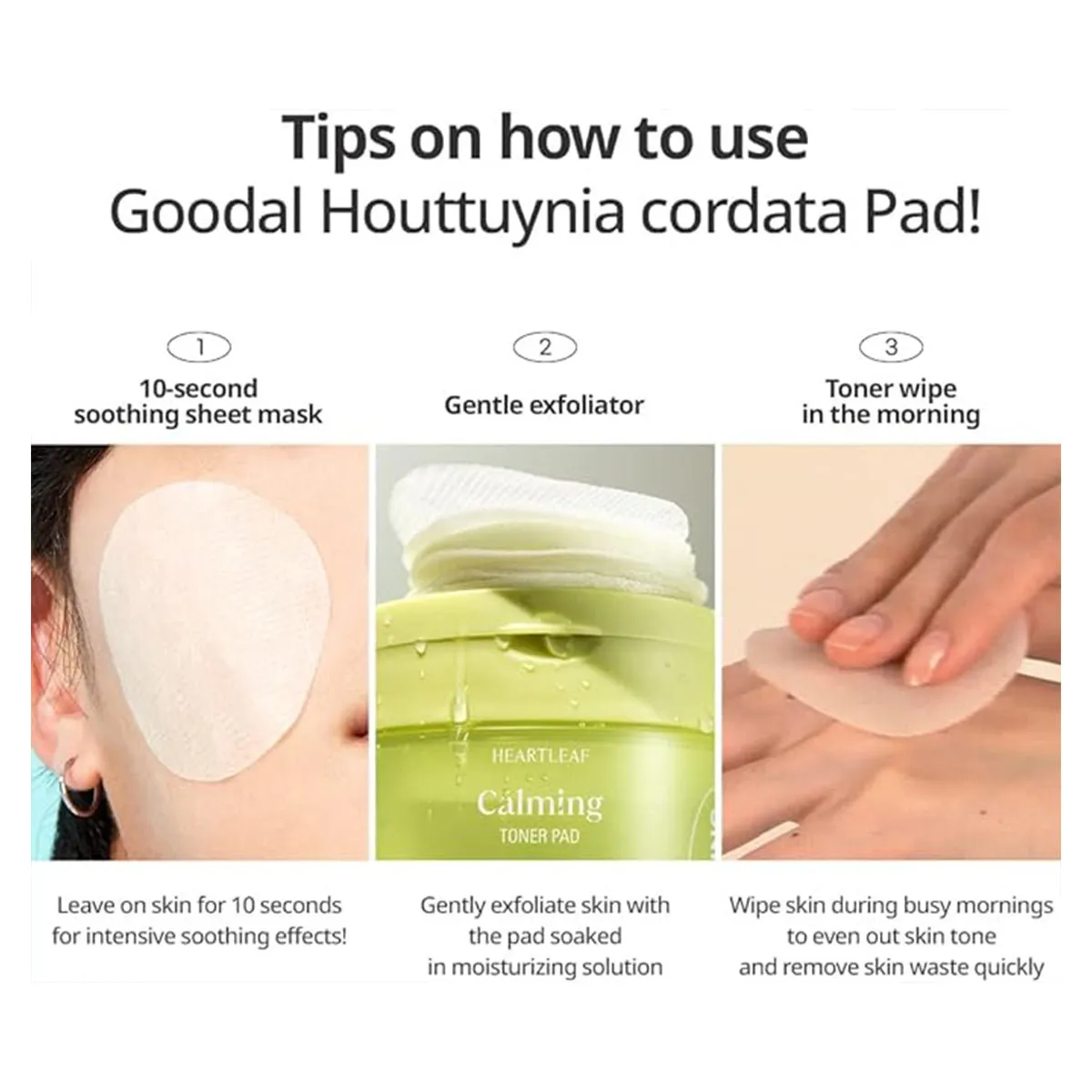 Goodal Heartleaf Calming Toner Pad (70Ea)140G