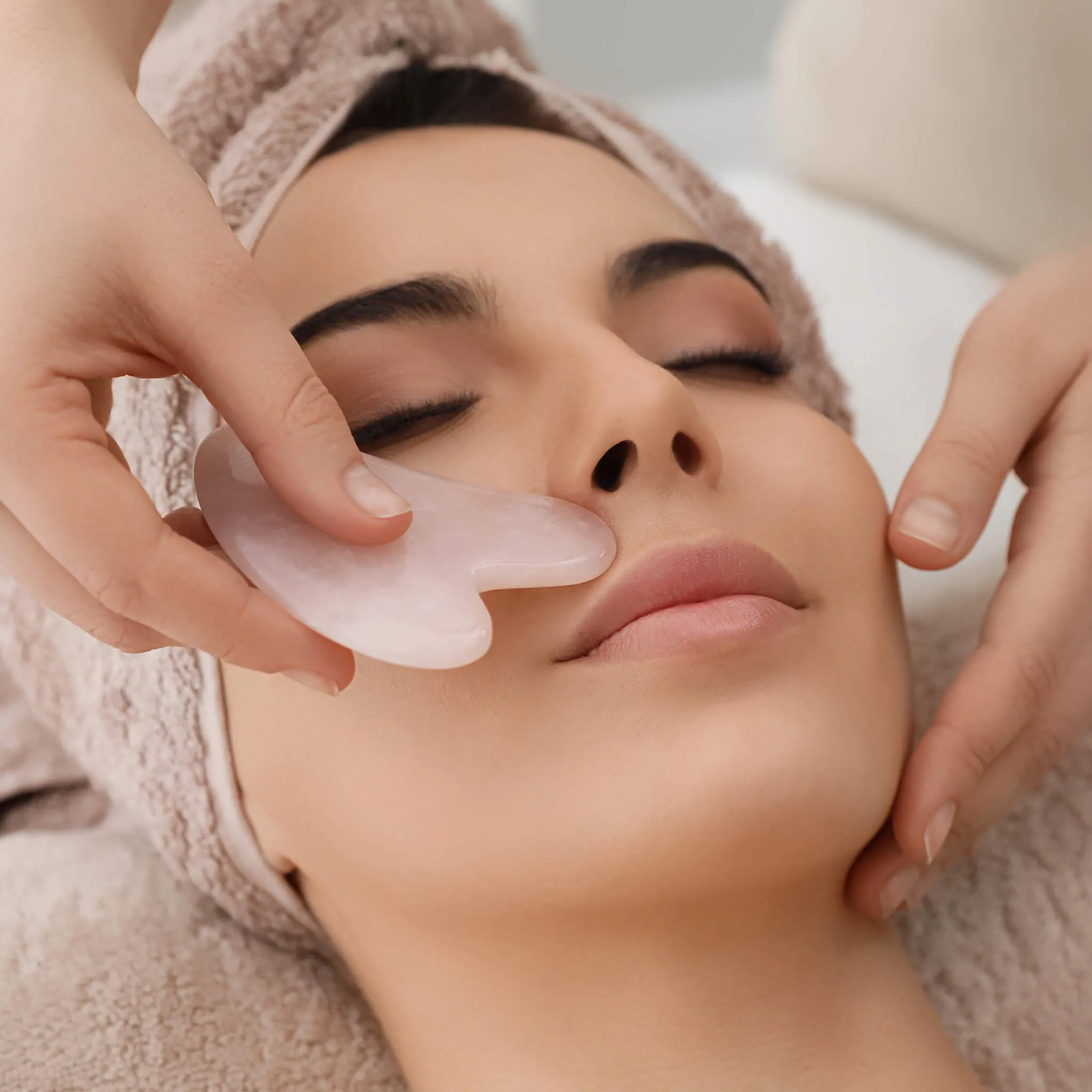 Gua Sha Quartz Massage Scrapers
