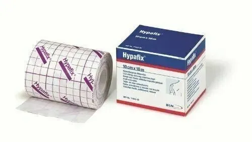 Hypafix Surgical Fabric Dressing Tape 10cm x 10m-2 Tapes Pack