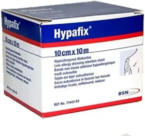 Hypafix Surgical Fabric Dressing Tape 10cm x 10m-2 Tapes Pack