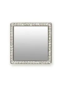 iDecoz Silver Square Glitz Phone Mirrors
