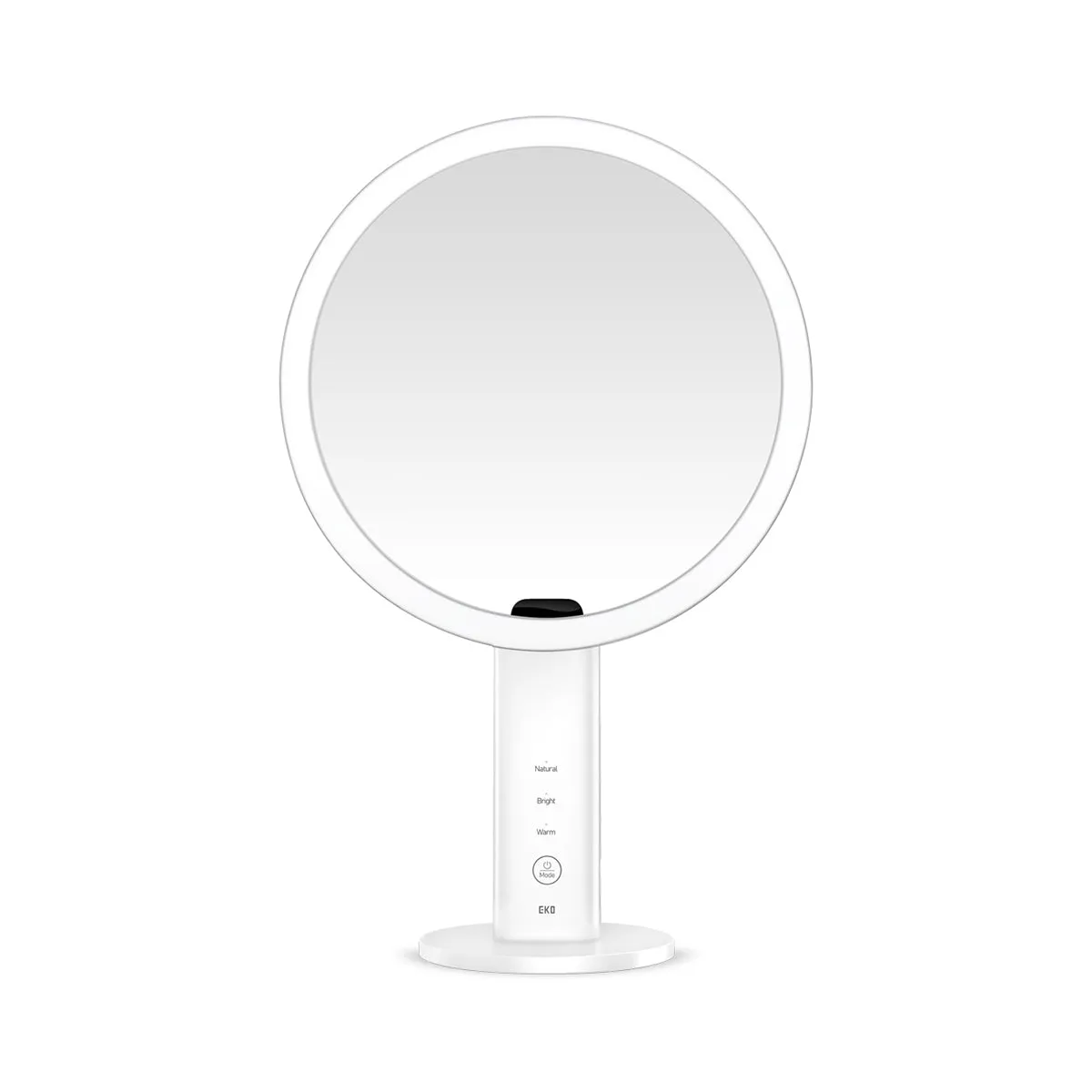 iMira Ultra Clear 8" Stainless Steel Sensor Mirror - White 5X/10X