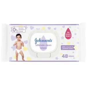 Johnson's Baby Ultimate Clean Wipes - Pack of 48 Wipes
