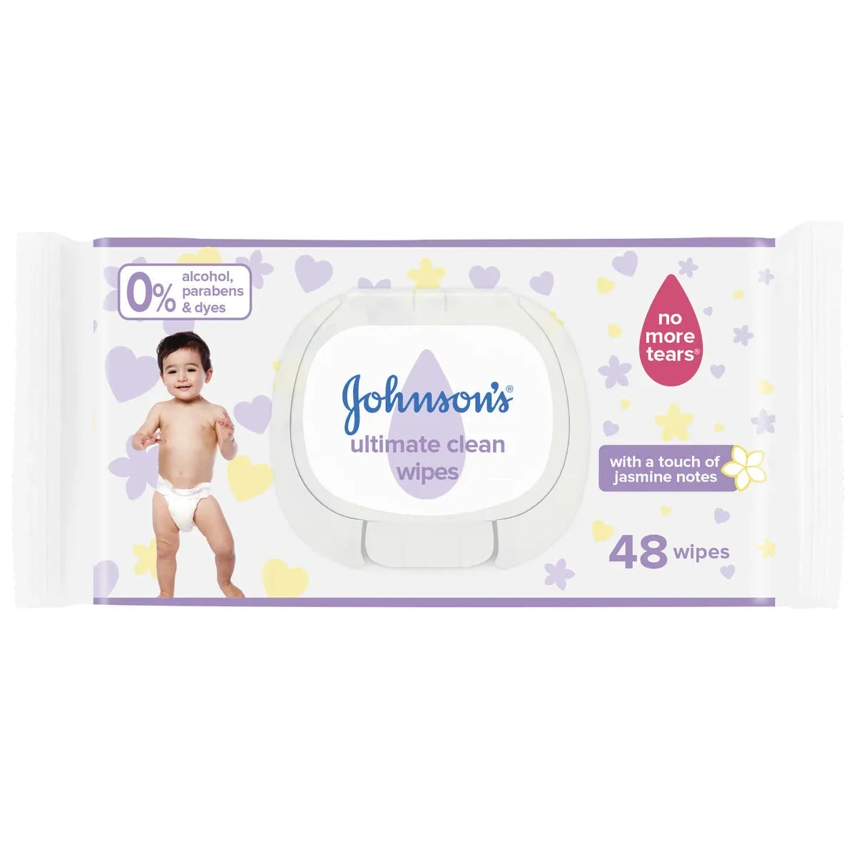 Johnson's Baby Ultimate Clean Wipes - Pack of 48 Wipes