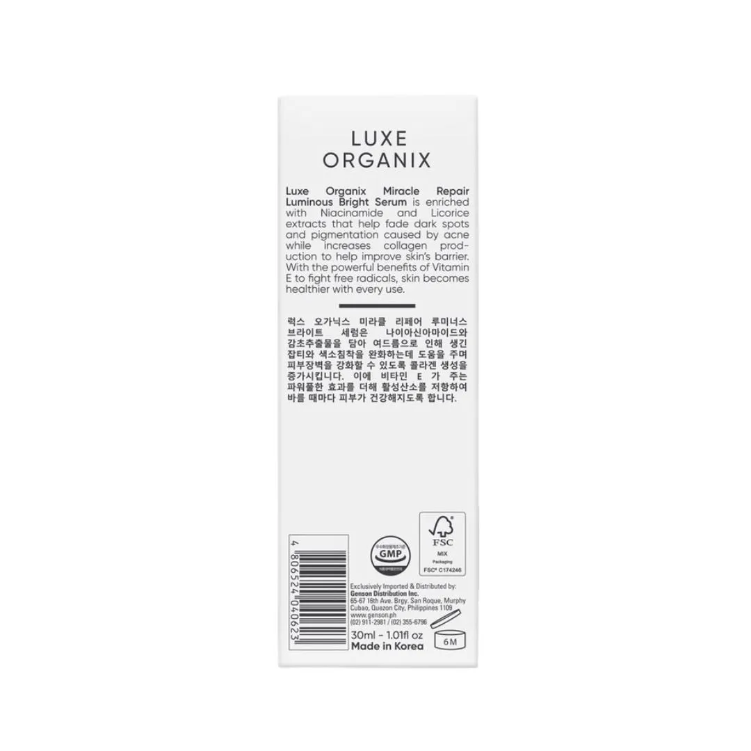 Miracle Repair Luminous Bright Serum 30ml