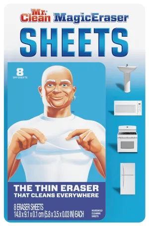 Mr Clean 90656 Magic Eraser Sheet, Foam :EA: QUANTITY: 1