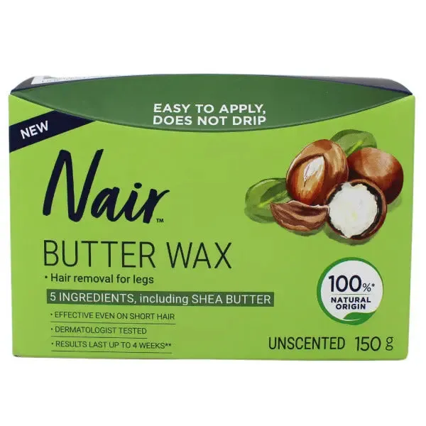 Nair Hair Removal Butter Wax Kit - Legs 150g